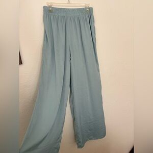 Elegant Women's Light Blue Pants